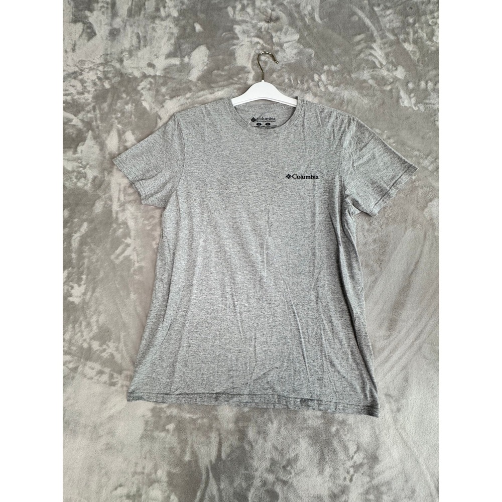 Columbia Sportswear‎ Company Mens T-Shirt Short Sleeve Gray Logo Size M